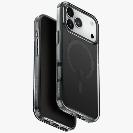 Uniq Clario Hoesje Voor iPhone 17 Pro Max Met Magclick Oplaadsysteem Zwart