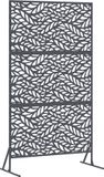 vidaXL Privacyscherm 100 x 50 x 180 cm staal antraciet