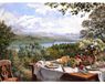 Puzzle 1000 pièces pour adultes - Pique-nique d'été au bord du lac