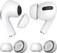 MMOBIEL 3 Paar Vervangende Oordopjes Tips Geschikt voor AirPods Pro Gen 1 & 2 - Antislip Siliconen Oordopjes met Ruisonderdrukkingsgat, Draagbare Opbergdoos en Passen in Oplaadcase - M - Wit