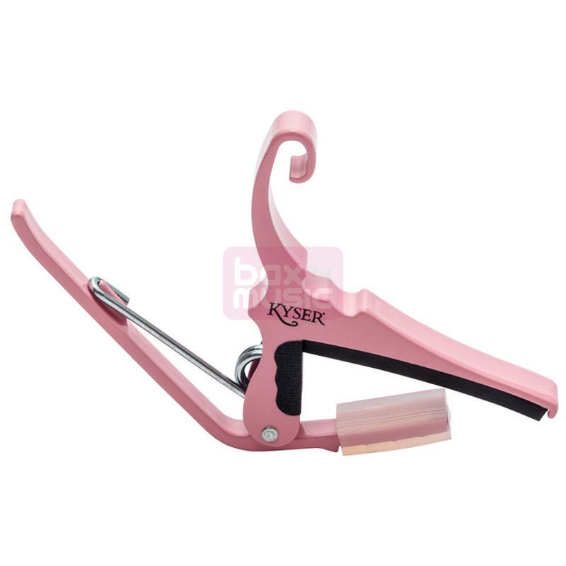 Kyser Quick Change Acoustic Pink capo voor westerngitaar