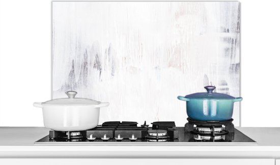 KitchenYeah Spatscherm keuken - Verf - Design - Abstract - Spatwand - 90x60 cm - Achterwand keuken - Aluminium