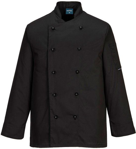 Portwest Somerset Koksjas C834 - Zwart - XS