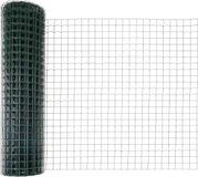 vidaXL Euro-hek met palen 10 x 1,4 m PVC-Coated Staal Groen Mesh