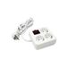 3-voudige stekkerdoos met schakelaar, 3 m, 3 G, 1,5 mm², wit