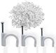 Unyqoos® Set – 300 klemmen voor kabels van kunststof, zelfklevend, met verstevigde nagels van koolstofstaal, geschikt voor USB-kabels, telefoonkabels en TV-kabels (4/6/8 mm)