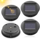 Merkloos / Sans marque Reserveonderdelen op zonne-energie - vervangende solarlampen - 4 stuks