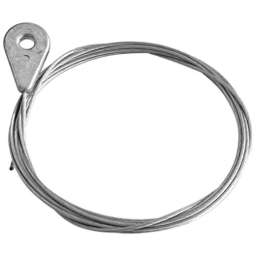 Cyclingcolors Flexibele kabel voor grasmaaier - 2,5 m - 1,5 mm - met oogkop