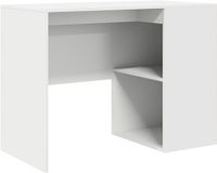 vidaXL Bureau Wit Bewerkt Hout 102 x 50 x 75 cm