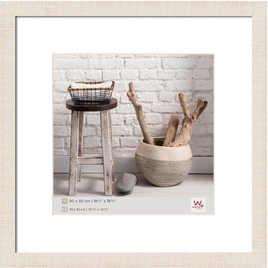 Walther Design HO550W Fotolijst Hout Wit 35x35 cm