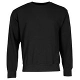Fruit Of The Loom Heren Set-In Belcoro® garen Sweatshirt (Zwart)