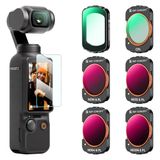 K&F Concept Kit Magnetische UV+Polarisatiefilters CPL+ND16/PL+ND32/PL+ND64/PL+ND256/PL voor DJI OSMO Pocket 3
