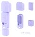Wigento Housse de protection en silicone antichoc pour DJI Osmo Pocket 4 accessoires appareil photo étui violet