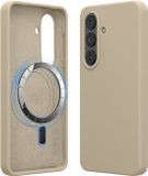 kwmobile hoesje geschikt voor Samsung Galaxy S26 Plus - Hoesje met magneet compatibel met MagSafe - Smartphone case in steengrijs