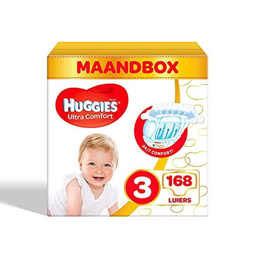Huggies Luiers Maat 3 (4-9kg) - Ultra Comfort - 168 Stuks