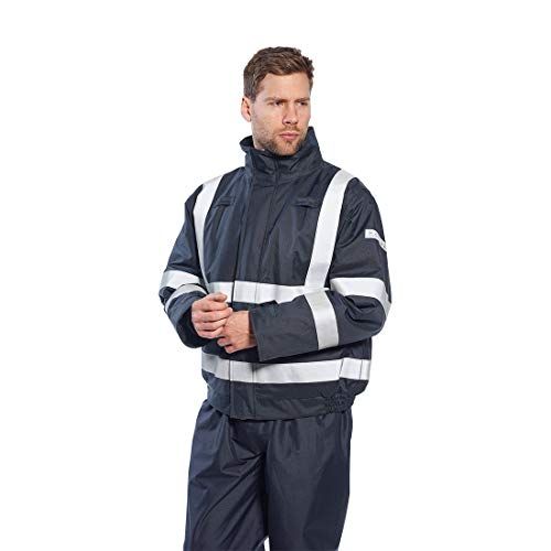 Portwest Bizflame Multi Beschermend Bomber Regenjack S783 - Marine - S
