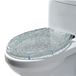 Abat-jour de toilette en résine synthétique - Design ergonomique - Transparent