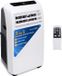 SereneLife Air Conditioner, 3-in-1 Draagbare Airconditioner met Ingebouwde Ontvochtigingsfunctie, Mobielei Airco met Ventilatorstand, Afstandsbediening, Compleet Raammontage Uitlaatkit, 9.000 BTU, Wit