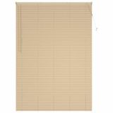 vidaXL Venetiaanse jaloezie Lichtbruin met Patroon 213 x 140 cm 25 mm