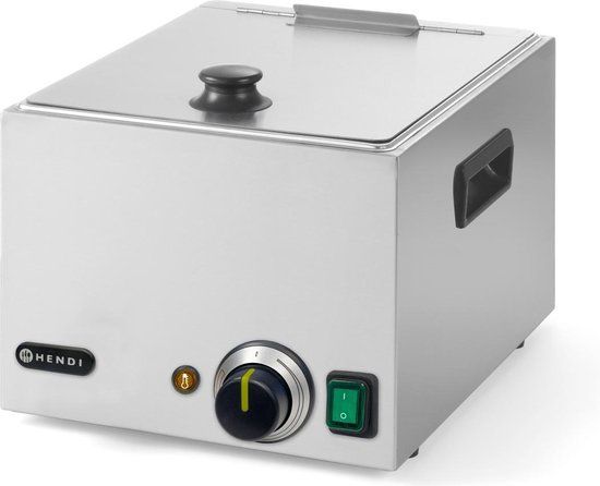 Hendi Worstenwarmer 10 Liter - Kitchen Line - 240502 - Zilver