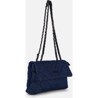 Charm Icecube Charm Charm Schoudertas Denim blauw Canvas