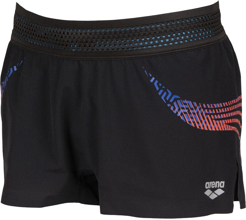 Arena A-One Shorts Dames - black/fluo red