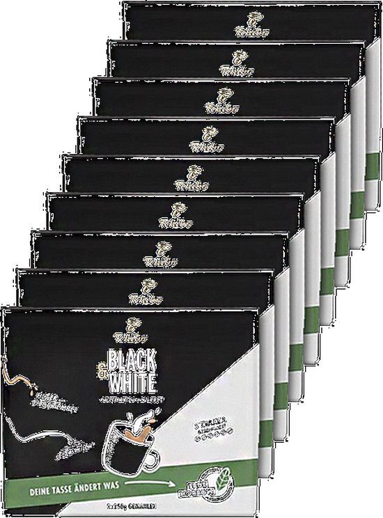 Tchibo Black 'n White Gemalen Koffie - 9 x 500g (2x250gr)