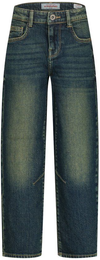 Vingino Keaton Jeans Jongens - Broek - Donkerblauw - Maat 164
