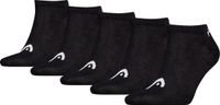 HEAD unisex 5P sneakersokken elements zwart