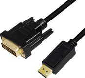 LogiLink CV0131 video kabel adapter 2 meter DisplayPort DVI Zwart