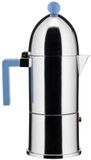 Alessi La Cupola Inductie Percolator 6-kops Blauw Handvat
