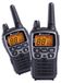 Talkie-walkie - 24 canaux - PMR446 - portée 12 km - Noir et gris