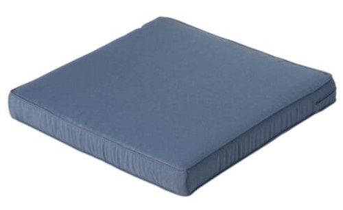 Madison loungekussen Panama 60 x 60 x 8 cm polykatoen blauw