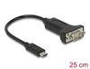 Delock 64307 seriële kabel Zwart 0,25 m USB Type-C RS-232
