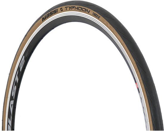 Massi Typhoon Elite Classic 700c x 25 Racefietsband Zwart