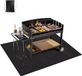 Merkloos Tapis de grill - Pliable Ignifuge Résistant à la chaleur Imperméable en Silicone Fibre de verre - Pour barbecue à gaz Foyer Sol Cheminée et Herbe - 165x99 cm