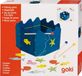 Goki Jeu de pêche - Jeu d'adresse en bois avec 3 cannes à pêche et 15 poissons