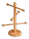 KESPER Brez'n- en worststandaard, 6-armig, bamboe, bruin, Ø 15 cm/hoogte: 37 cm, 58615