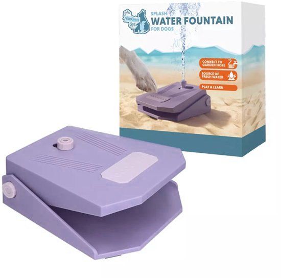 CoolPets Splash Water Fountain - Lila