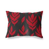 BonaMaison Rood-Zwart Decoratieve Kussensloop, Kussenhoezen Bank, Decoratieve Kussenhoesjes, Kussensloop; Sofa, Slaapkamer, Kantoor, Auto 45x60 Cm - Ontworpen en vervaardigd in Turkije