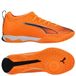 PUMA Ultra 6 Match It + Mid Jr voetbalschoen voor kinderen, uniseks, Heat Fire PUMA Zwart Gloeiend Rood, 36 EU