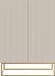 Selsey Veldio - Dressoir 2-deurs 90 cm - Grijsbeige met gouden poten