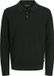 JACK&JONES JPRBLURILEY KNIT POLO LS Heren Polo Lange Mouw Katoen Scarab L