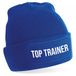 Bellatio Decorations Trainer muts volwassenen - blauw - top trainer - wintermuts - beanie - one size - unisex