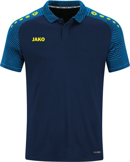 JAKO Performance Polo Shirt - Men - Marine/Jako Blue - Size XL