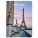 DRAEGER PARIS Zakagenda 2025 – Parijs – 11,5 x 16 x 1,2 cm – rooster van januari tot december 2025 – hardcover bladwijzer – 7 talen – 1 week op 2 pagina's – FSC®-gecertificeerd papier