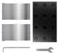 Creality lit magnétique pour imprimantes 3D, avec 2 plaques flexibles, dimensions 160 x 95,6 mm