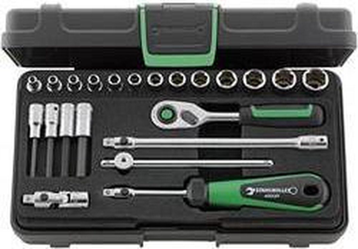 Stahlwille 40/44/17/5QR KN 96011181 Dopsleutelset 1/4 (6.3 mm) 22-delig