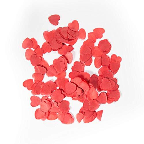 Folat - Rode Hartjes Confetti Groot - 14 gram