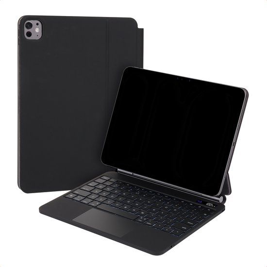 Accezz Premium Tablet Toetsenbord Hoes - Geschikt voor iPad Pro 11 (2025) M5 / Pro 11 (2024) M4 - QWERTY Magnetic Bluetooth Keyboard